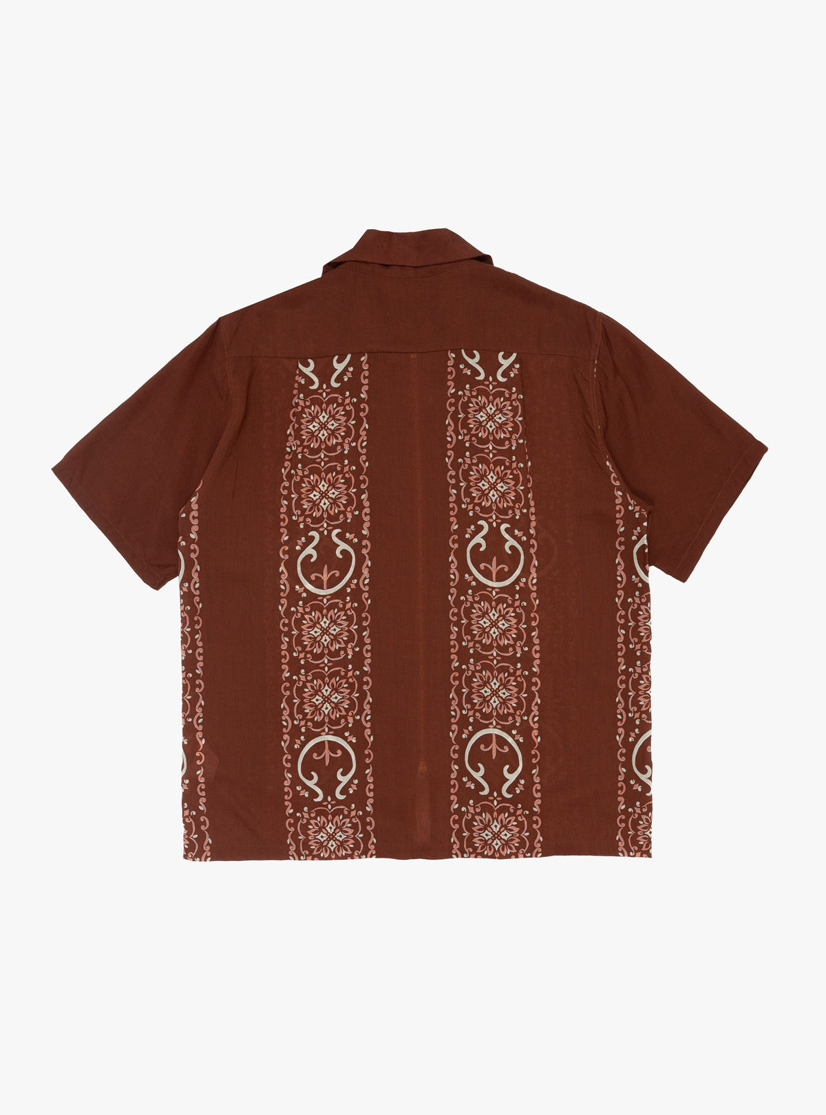Silk Rayon Havananaja Drizzle Cuba Shirt Light Brown