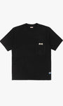 Dense Jersey Butterfly Concho Pocket Tee Black