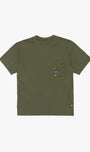 20 Jersey Pennant Tee (4 Flags) Khaki