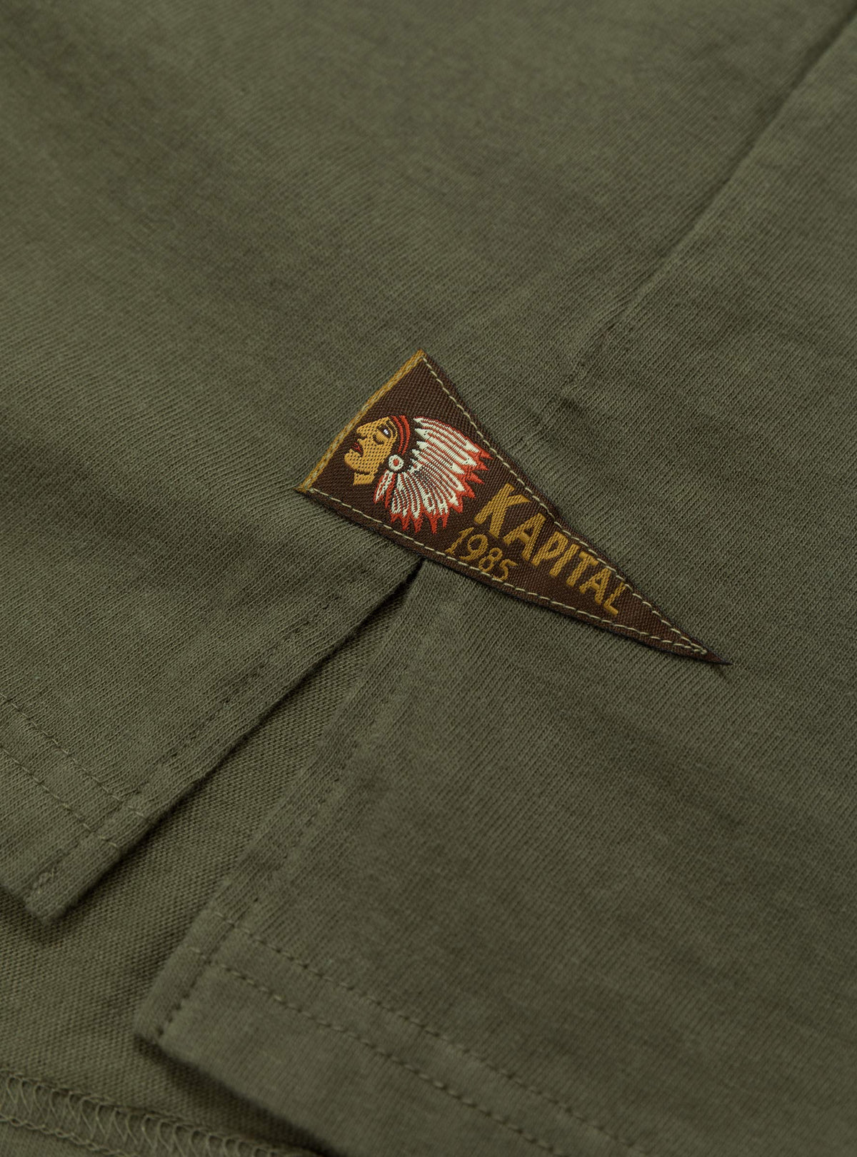 20 Jersey Pennant Tee (4 Flags) Khaki
