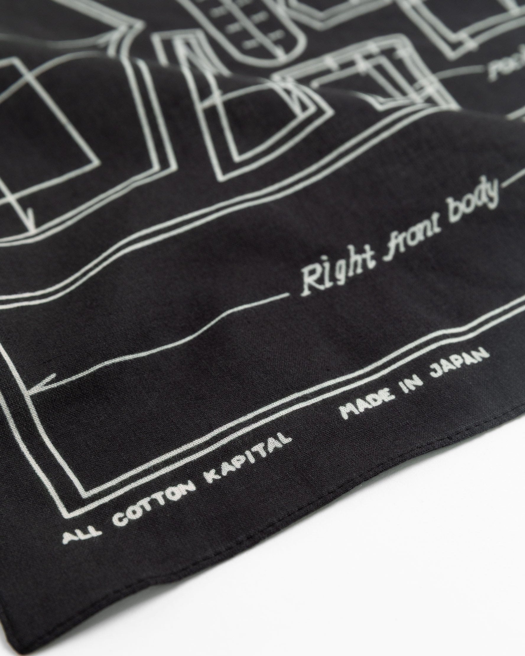 Barbie Pattern Bandana Black