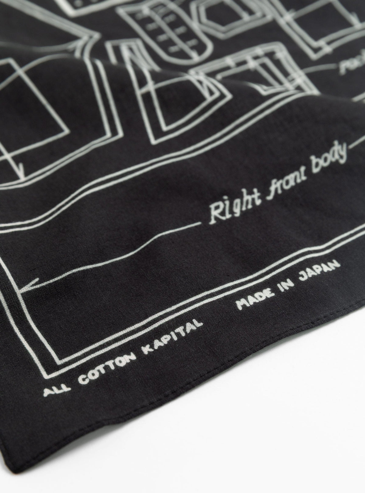 Barbie Pattern Bandana Black