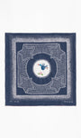 Fastcolour Selvedge Bandana Navy Magpie Embroidery