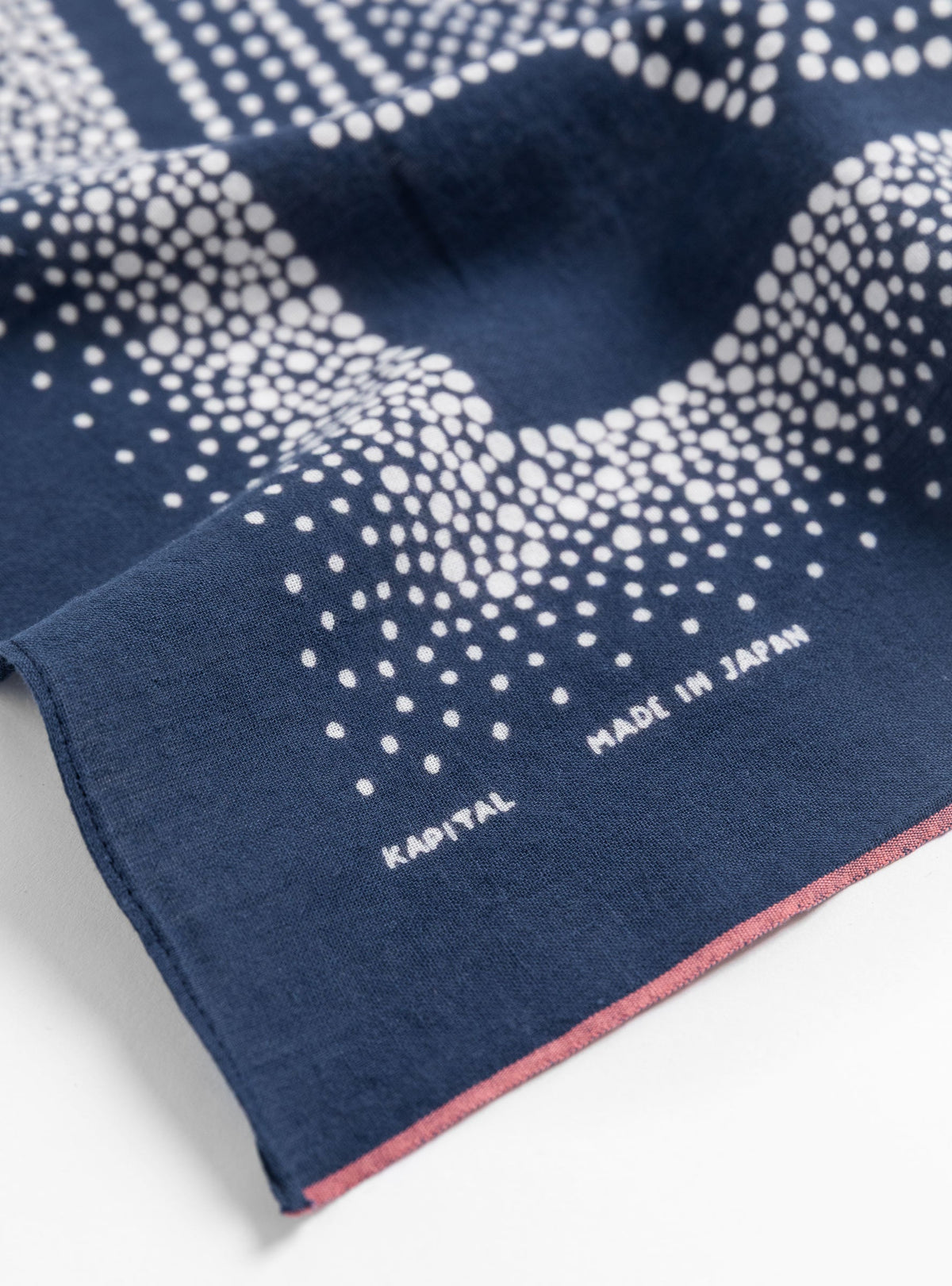 Fastcolour Selvedge Bandana Navy Magpie Embroidery