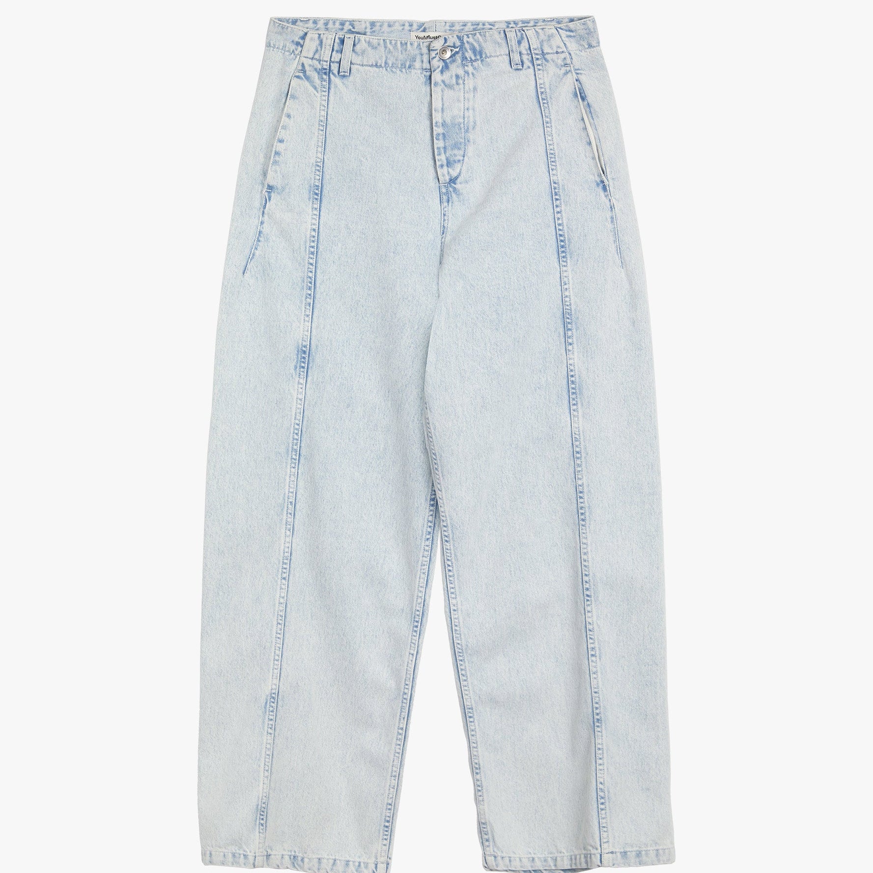 Displaced Seam Jean Indigo